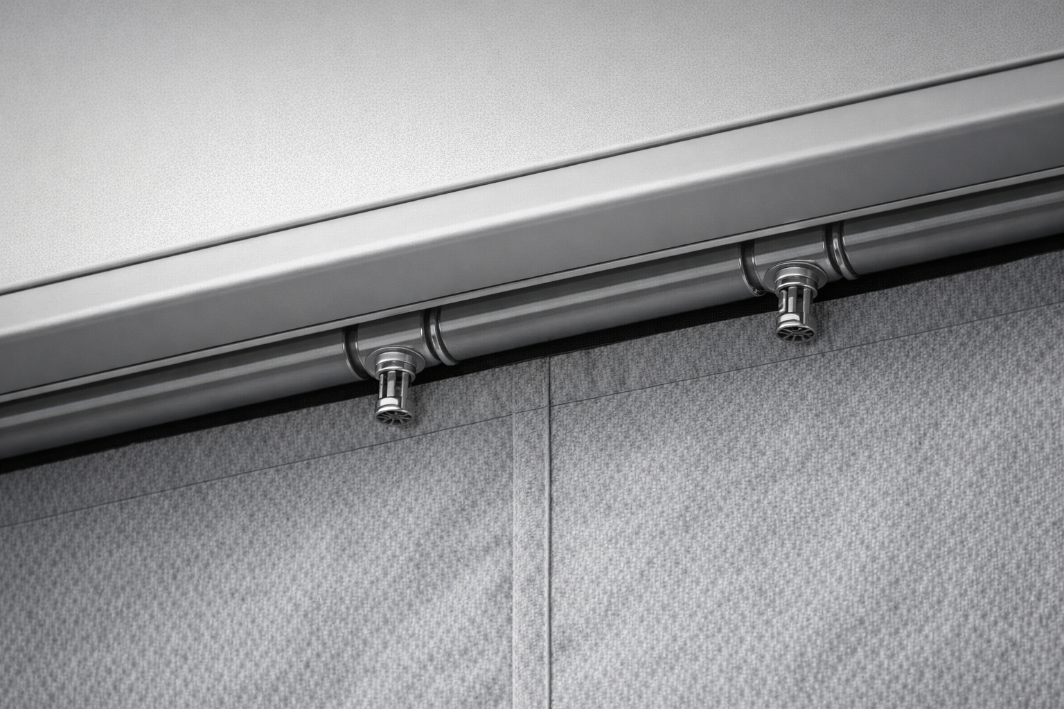 Cortina Corta-Fogo Têxtil com Sistema de Aspersão - FIBREroll H2O