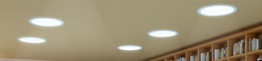 Luminária Tubo Rígido Com Cúpula Cobertura Ondulada SRD-H